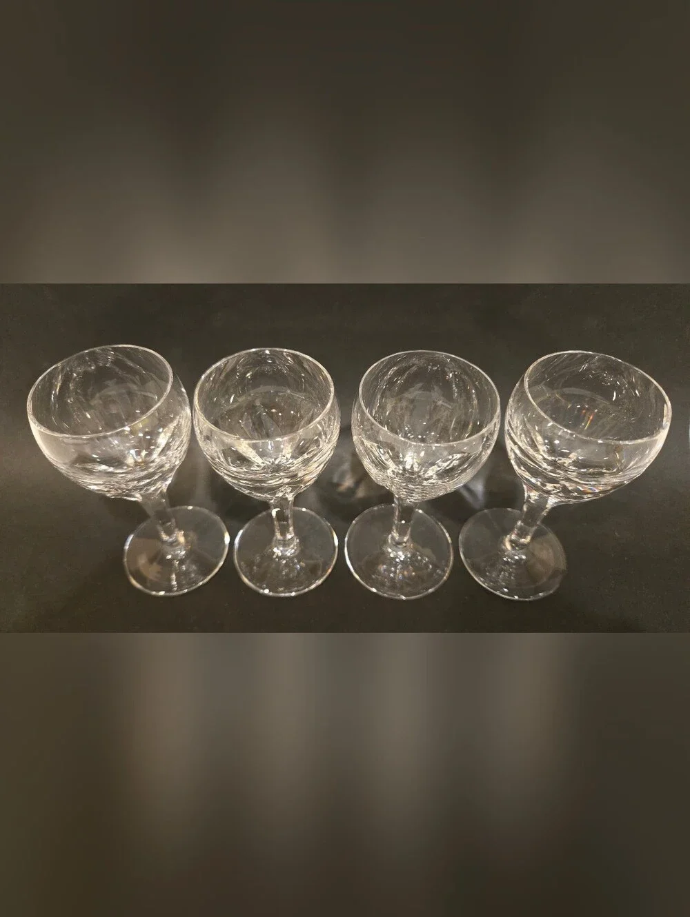 Clear Crystal Cordial Glasses - Set of 4 By Josair